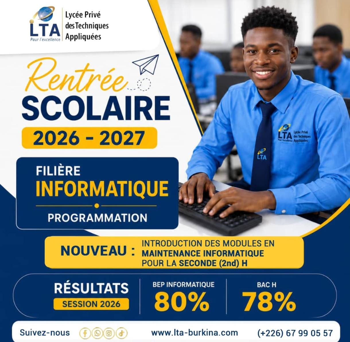 LTA — Filière Informatique 2026-2027